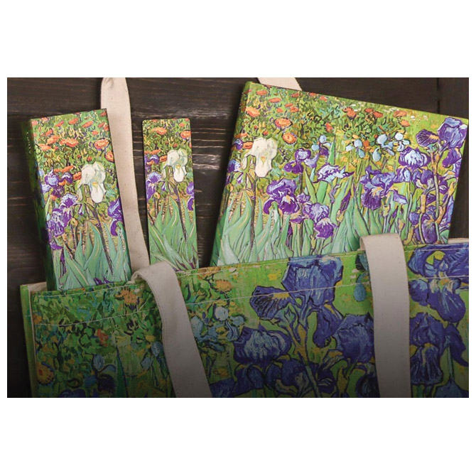 Notes 13x18 cm-midi crte  72L s gumicom Van Gogh Irises Paperblanks PB8204-0 Cijena