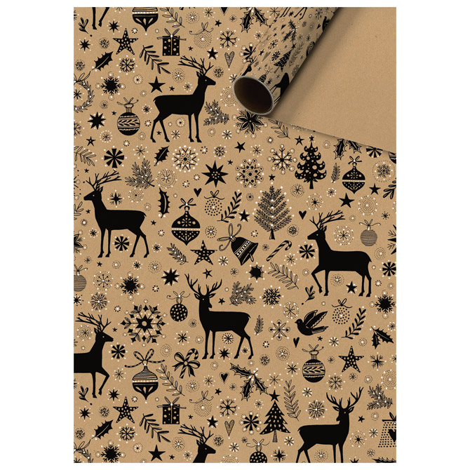 Papir ukrasni rola 70x200 cm Natural novogodišnji  Stewo 1573 99 sortirano Cijena