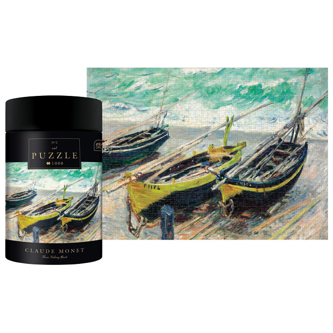 Puzzle 1000 kom tuba ART.2 Claude Monet “Three Fishing Boats” Interdruk Cijena