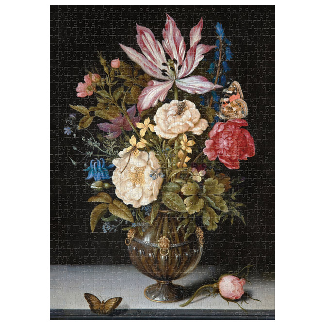 Puzzle 1000 kom tuba ART.3 Ambrosius Bosschaert “Still-Life with Flowers” Interdruk Cijena