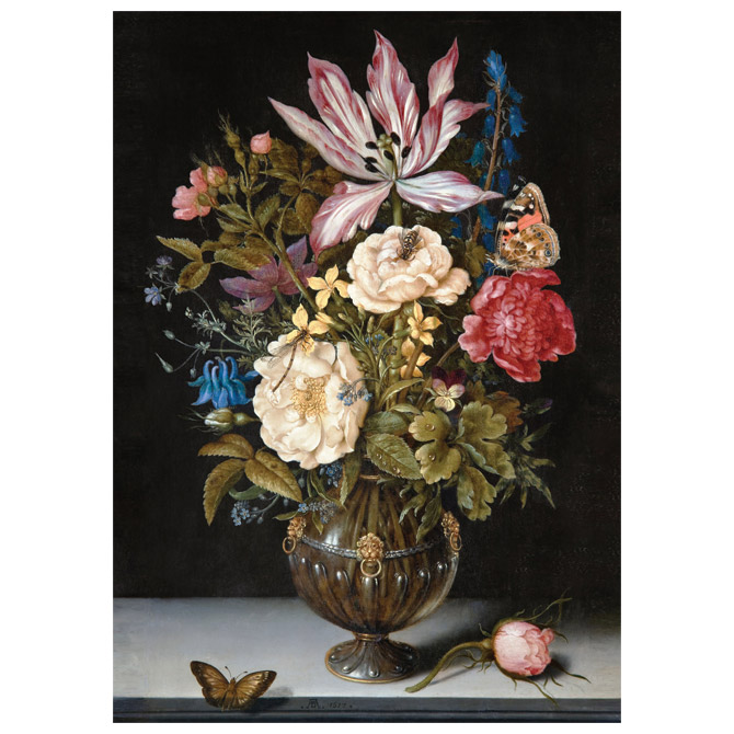 Puzzle 1000 kom tuba ART.3 Ambrosius Bosschaert “Still-Life with Flowers” Interdruk Cijena