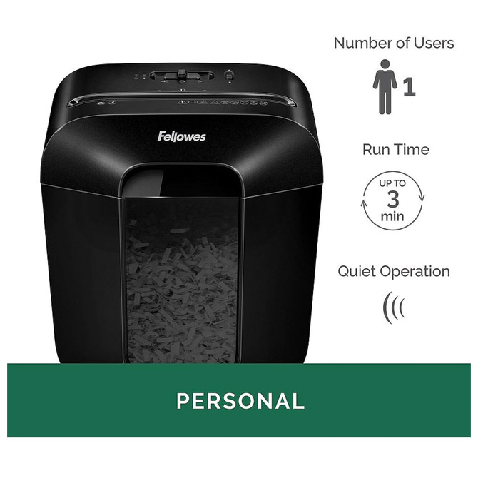 Uništavač dokumentacije  6 listova CrossCut Powershred LX25 Fellowes 4170501 Cijena