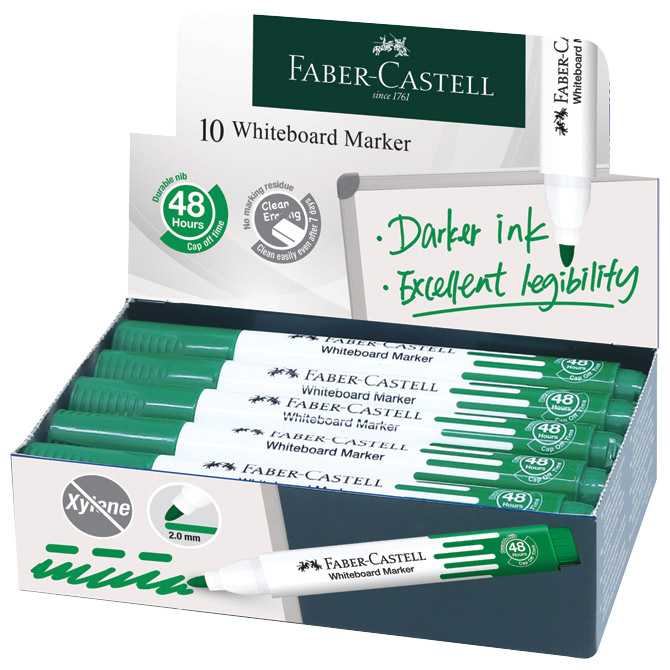 Marker za bijelu ploču 1,5-3mm W20 Faber Castell 254063 zeleni Cijena