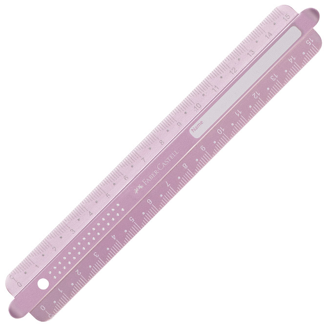 Ravnalo pvc 15 cm Sparkle Faber-Castell 172015 sort blister Cijena