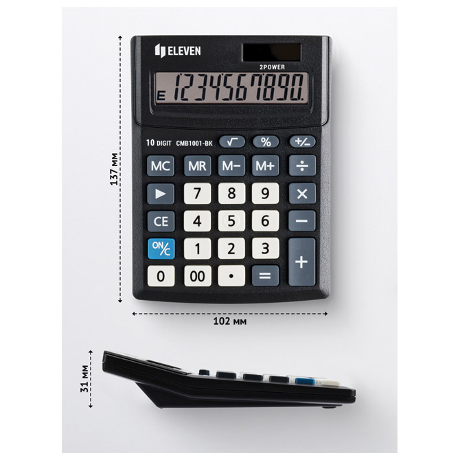 Kalkulator komercijalni 10mjesta Eleven CMB-1001 BK crni Cijena