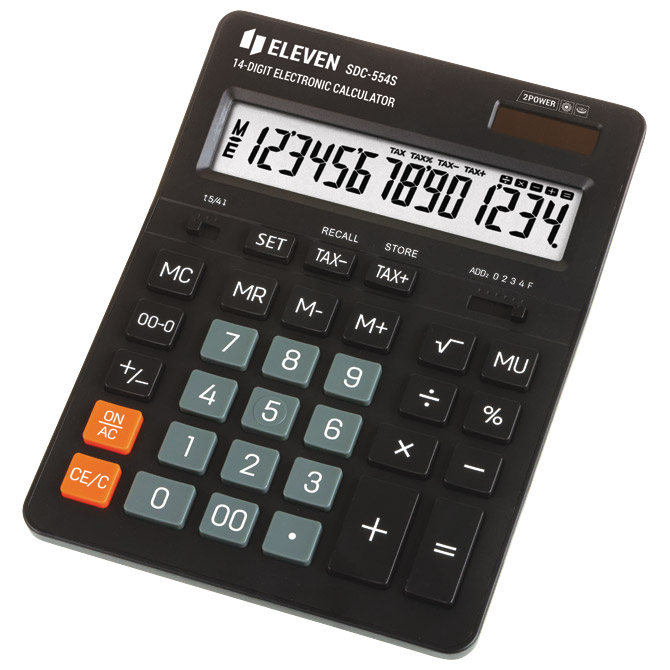 Kalkulator komercijalni 14mjesta Eleven SDC-554S crni Cijena