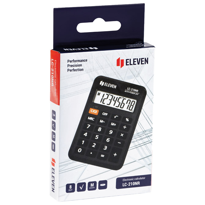 Kalkulator komercijalni  8mjesta Eleven LC-210NR crni Cijena