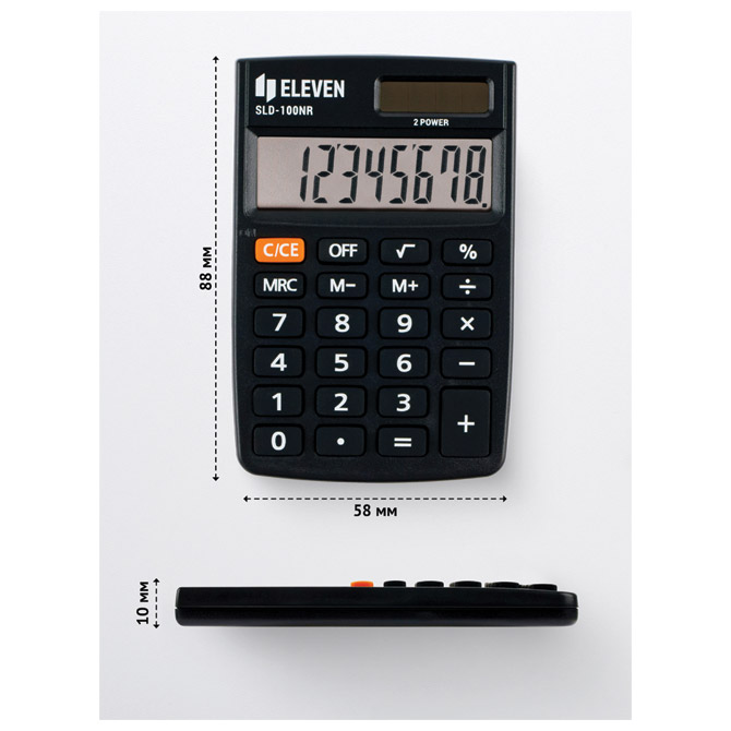 Kalkulator komercijalni  8mjesta Eleven SLD-100NR crni Cijena