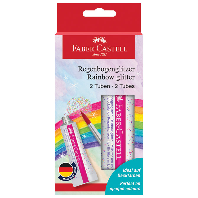 Glitter u tubi Rainbow pk2 Faber Castell 125089 Cijena