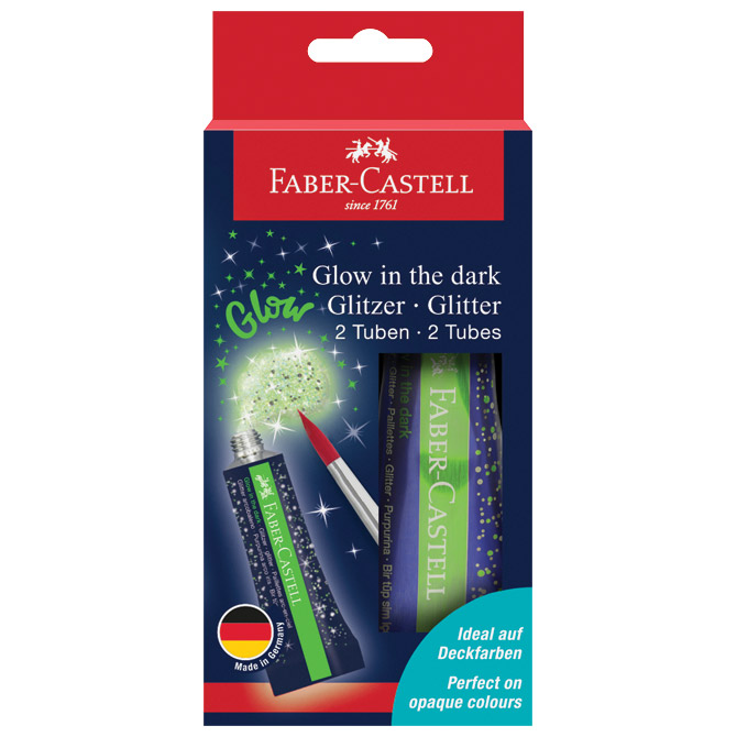 Glitter u tubi Glow pk2 Faber Castell 125092 Cijena