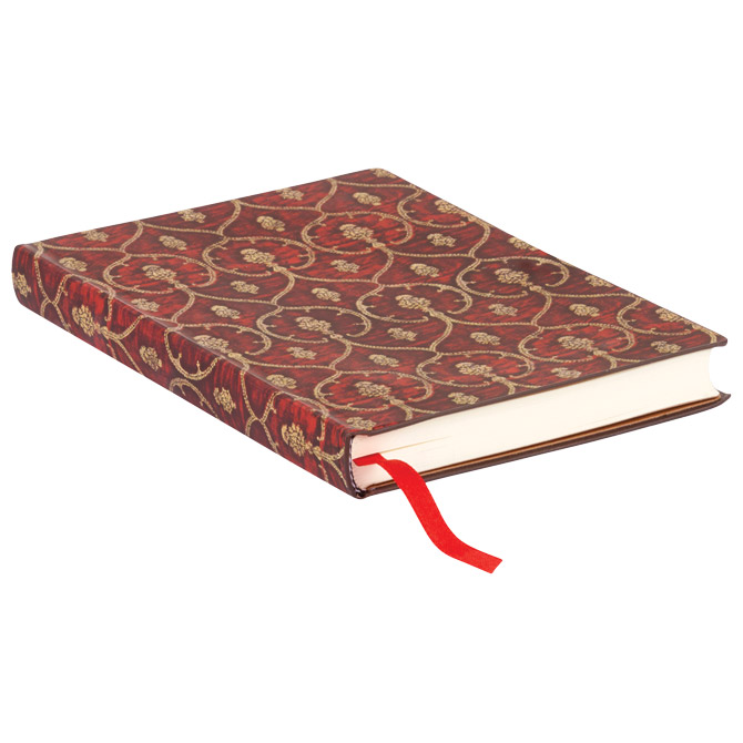 Notes  9x14 cm-mini crte 104L s gumicom Red Velvet Flexis Paperblanks FB9633-7 Cijena