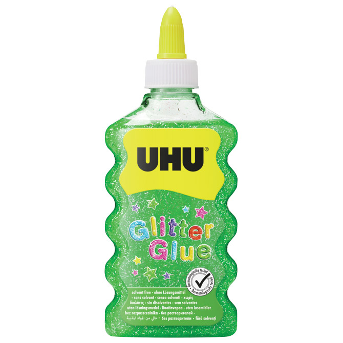 Ljepilo glitter glue 177ml UHU zeleno Cijena