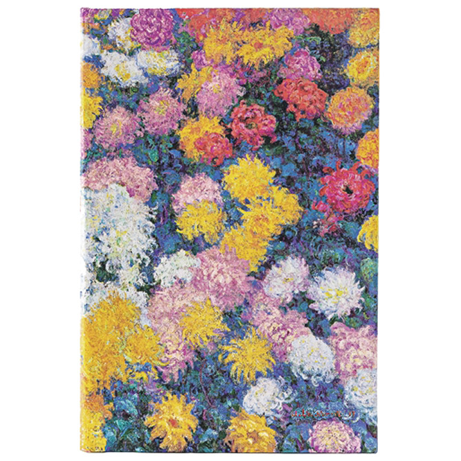 Notes 12x18 cm-midi crte  72L s gumicom Monet’s Chrysanthemums Paperblanks PB9714-3 Cijena