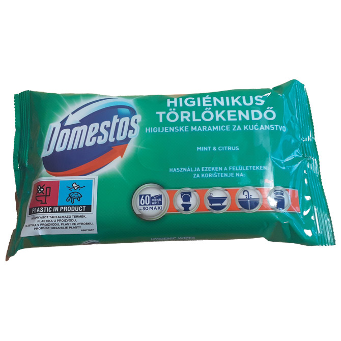 Sredstvo - Domestos-higijenske maramice Mint & Citrus pk60 Cijena