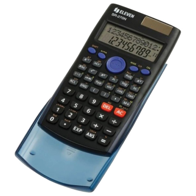 Kalkulator tehnički 10+2mjesta 240 funkcija Eleven SR-270N crni Cijena