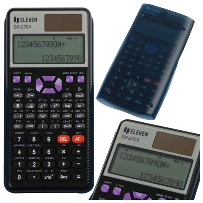 Kalkulator tehnički 10+2mjesta 417 funkcija Eleven SR-270X crni Cijena
