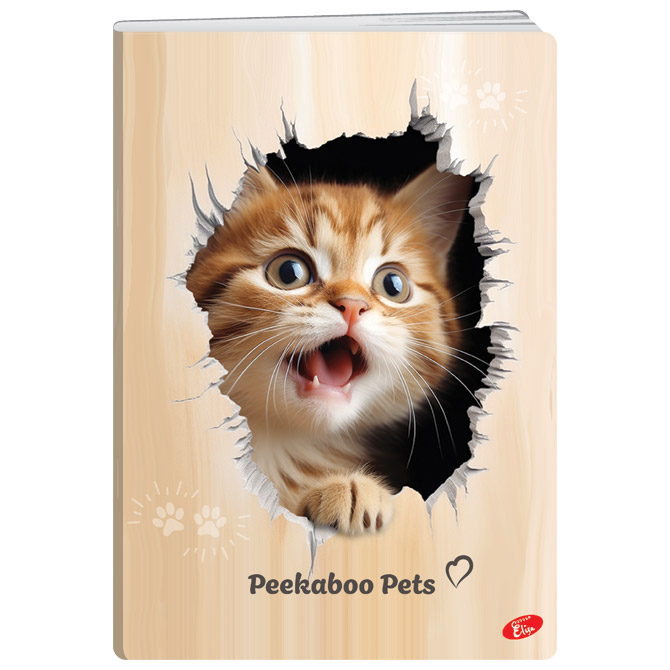 Teka meki uvez A4 crte 40+2L 80g Peekaboo pets Elisa Cijena