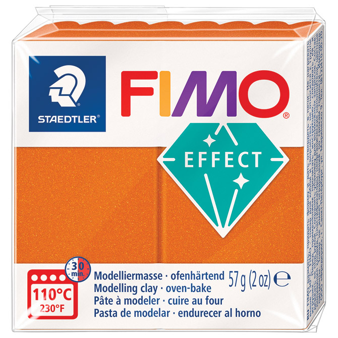 Masa za modeliranje   57g Fimo Effect Metallic Staedtler 8010-41 metalik narančasta Cijena