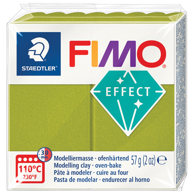 Masa za modeliranje   57g Fimo Effect Metallic Staedtler 8010-51 metalik zelena Cijena