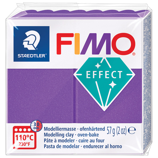 Masa za modeliranje   57g Fimo Effect Metallic Staedtler 8010-61 metalik ljubičasta Cijena