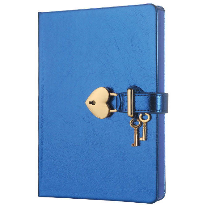 Dnevnik s ključem čisti 160L Hush-Hush Marker metalik plavi 4402 Cijena