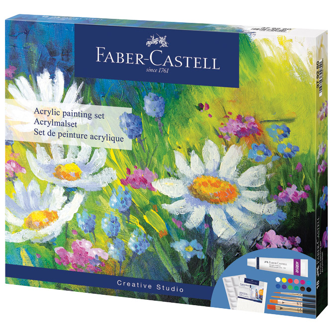 Set boja akrilnih u tubi 9ml pk18 Faber-Castell 379280 Cijena