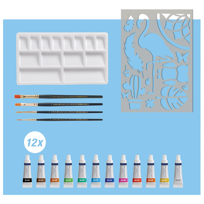 Set boja vodenih u tubi 5ml pk18 Faber-Castell 169618 Cijena