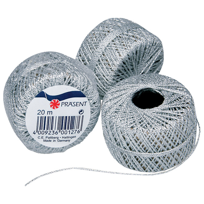 Špaga ukrasna metalik fi-2 mm/20m Prasent 127-631 srebrna Cijena