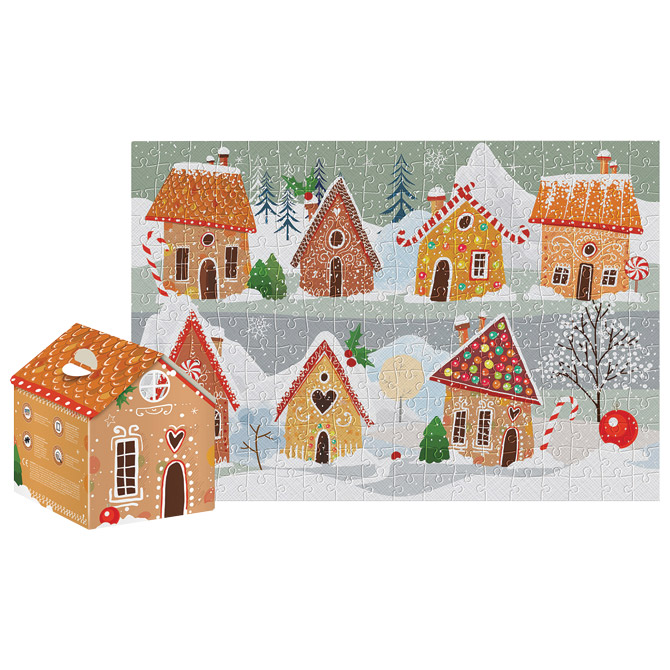 Puzzle 250 kom kućica Christmas “Gingerbread village” Interdruk Cijena