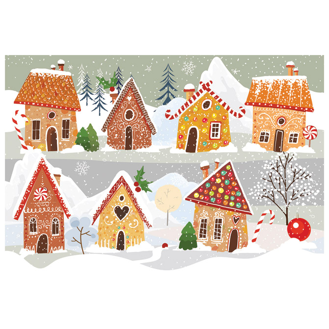 Puzzle 250 kom kućica Christmas “Gingerbread village” Interdruk Cijena