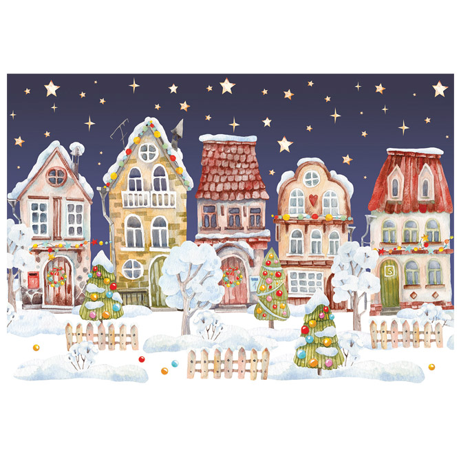 Puzzle 500 kom tuba Christmas “Winter Village” Interdruk Cijena