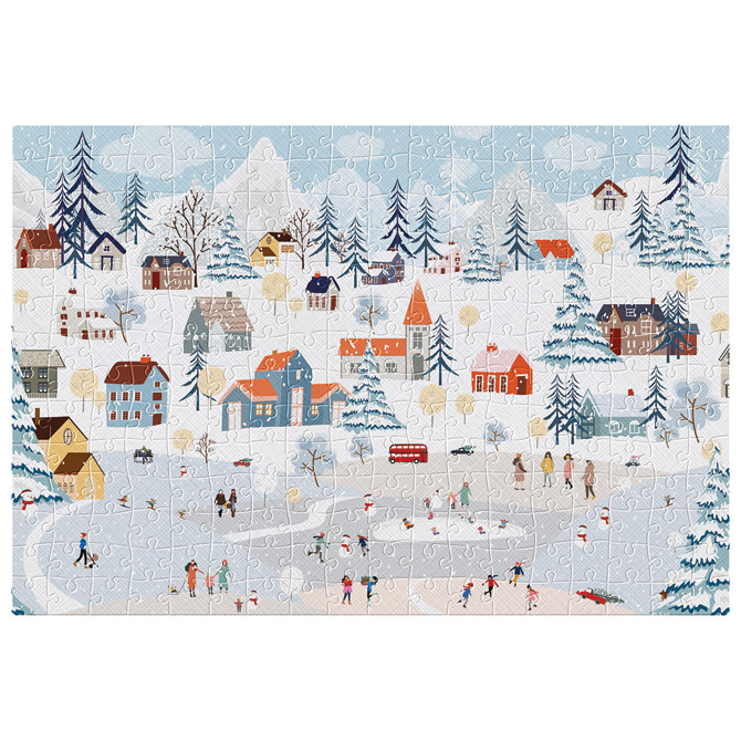 Puzzle 250 kom kućica Christmas “Winter Town” Interdruk Cijena