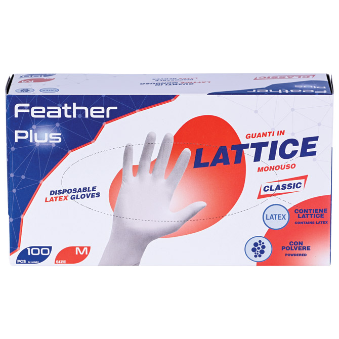 Pribor za čišćenje-rukavice latex-s puderom Feather pk100 bijele M Cijena