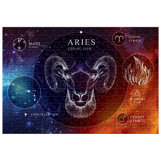 Puzzle 250 kom Zodiac 1 Aries (Ovan) Interdruk Cijena