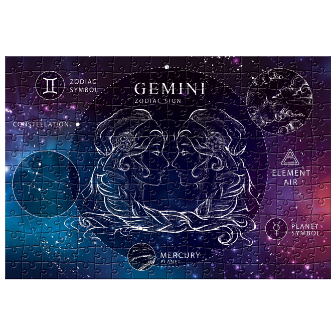 Puzzle 250 kom Zodiac 3 Gemini (Blizanci) Interdruk Cijena