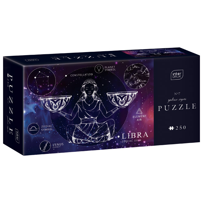 Puzzle 250 kom Zodiac 7 Libra (Vaga) Interdruk Cijena