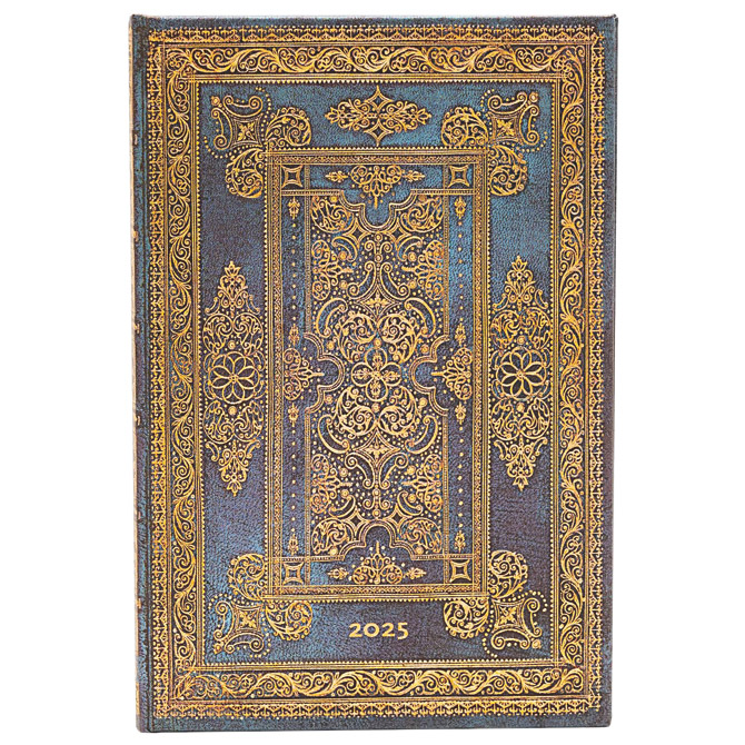 Planer tjedni 2025-9,5x14cm-mini horizontalni s gumicom Blue Luxe Paperblanks DED5743 1 Cijena