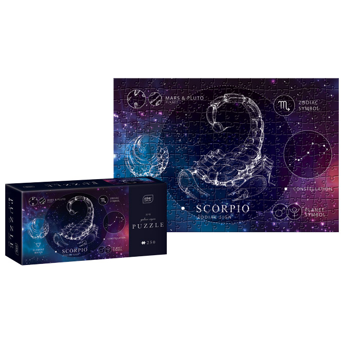 Puzzle 250 kom Zodiac 8 Scorpio (Škorpion) Interdruk Cijena