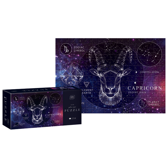 Puzzle 250 kom Zodiac 10 Capricorn (Jarac) Interdruk Cijena