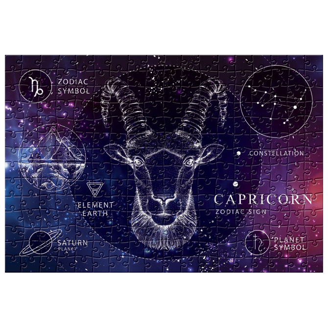 Puzzle 250 kom Zodiac 10 Capricorn (Jarac) Interdruk Cijena