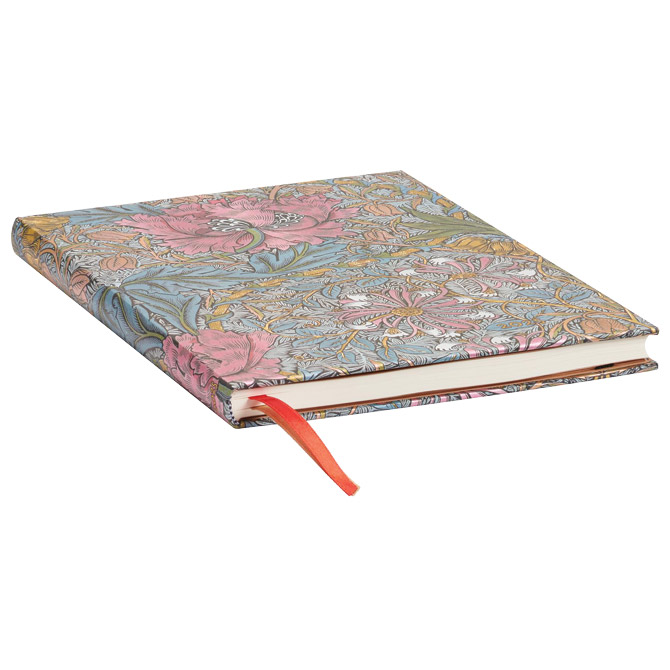 Planer tjedni 2025-17,5x23cm-ultra horizontalni s gumicom Morris Pink Paperblanks DED5816 Cijena