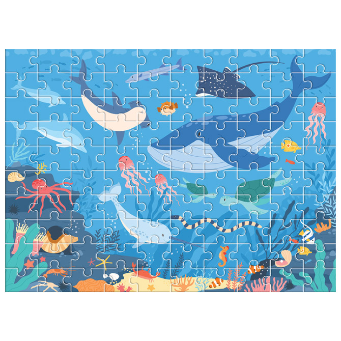 Puzzle-svijetli u mraku 100 kom Sea Animals Diakakis 000621784 Cijena