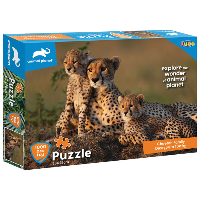 Puzzle 1000 kom Animal planet Cheetah Diakakis 000570697 Cijena