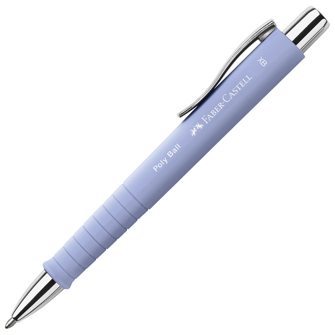 Olovka kemijska gumirana Poly Ball XB Faber Castell 241154 pastelno plava Cijena