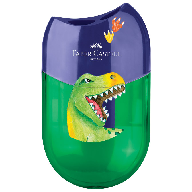 Šiljilo pvc s pvc kutijom 2rupe Dino Faber Castell 183552 Cijena
