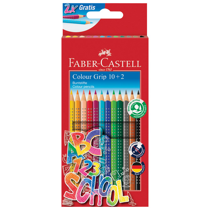 Boje drvene  12boja Grip 2001 Faber Castell 201585 blister Cijena