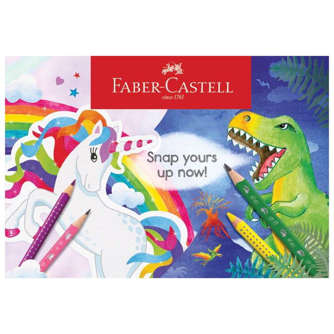 Olovka grafitna HB Unicorn Faber-Castell 111510 roza Cijena