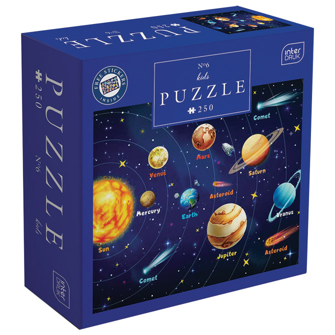 Puzzle 250 kom Kids 6 Solar System Interdruk Cijena