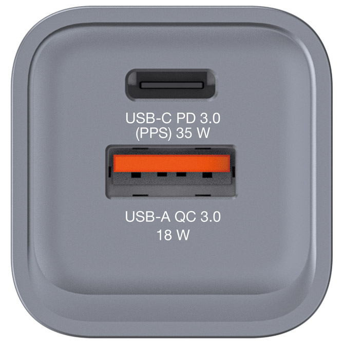 Punjač putni za mobitele i tablete GaN 1xUSB-C/PD 35W/1xUSB-A QC 3.0 (EU/UK/US) Verbatim 32200 Cijena