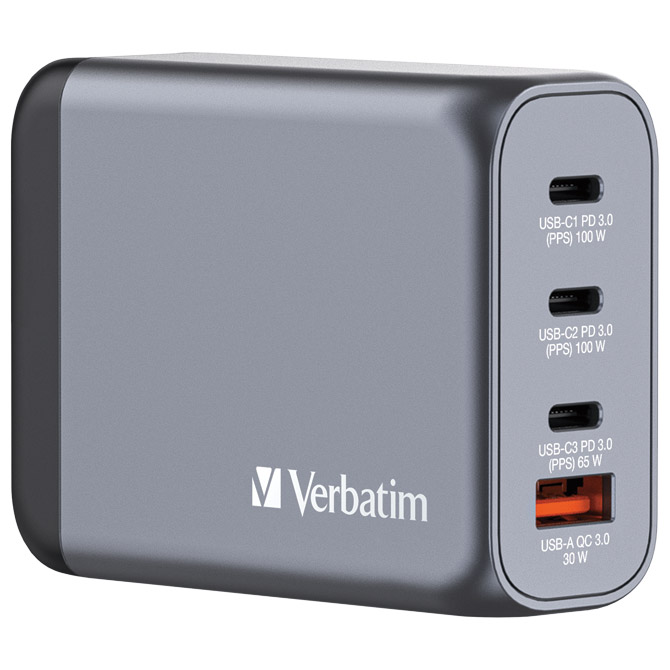 Punjač za mobilne uređaje zidni 2xUSB-C/PD 100W/1xUSB-A QC 3.0 (EU/UK/US)  Verbatim 32202 Cijena